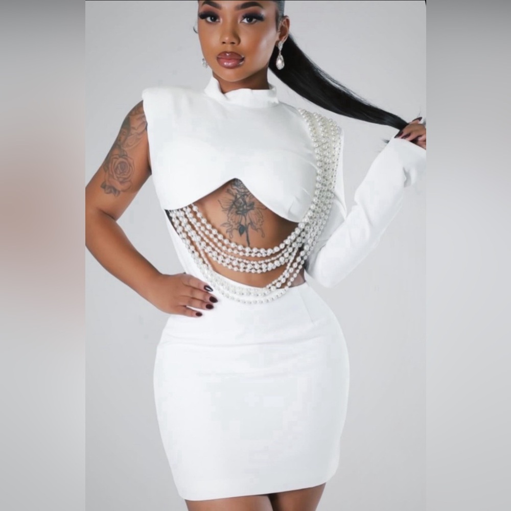 Perfectly Petty Cutout Dress🤍